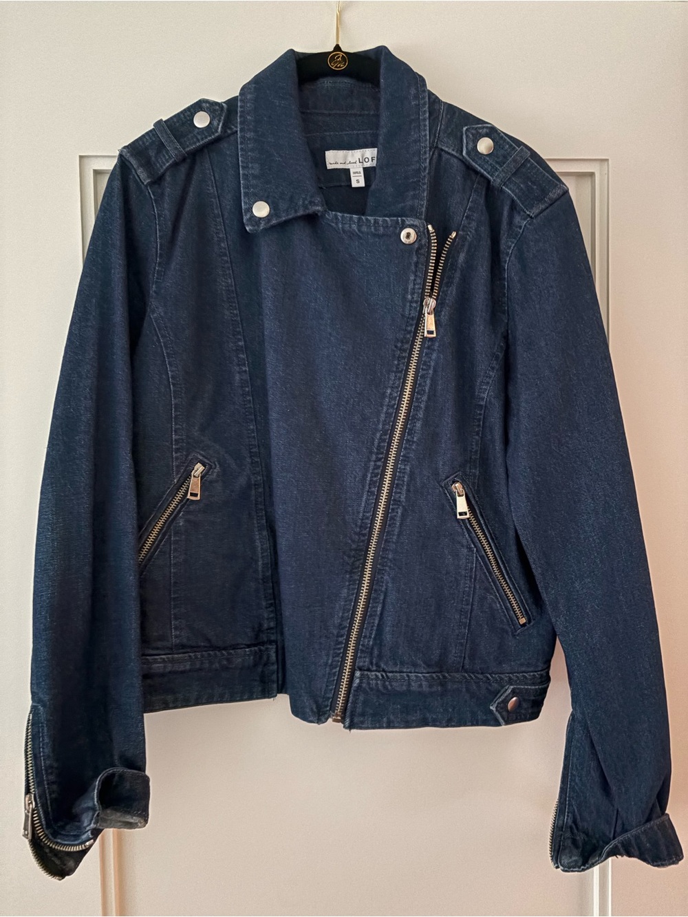 Loft Denim Moto Jacket